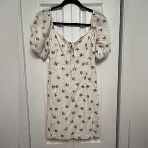 Floral Puff Sleeve Dress